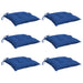 Perne de scaun, 6 buc., albastru, 40x40x7 cm, textil oxford - WALTI WALTI