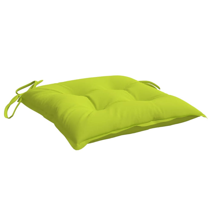 Perne de scaun, 2 buc., verde aprins, 40x40x7 cm, textil oxford - WALTI WALTI