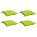 Perne de scaun, 4 buc., verde aprins, 40x40x7 cm, textil oxford - WALTI WALTI