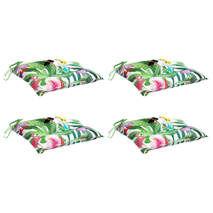 Perne pentru scaun 4 buc. multicolor 40x40x7 cm material textil - WALTI WALTI