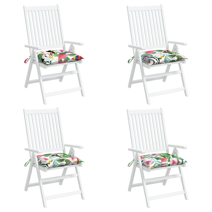 Perne pentru scaun 4 buc. multicolor 40x40x7 cm material textil - WALTI WALTI
