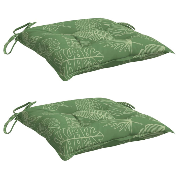 Perne de scaun, 2 buc., 40x40x7 cm, textil, model frunze - WALTI WALTI