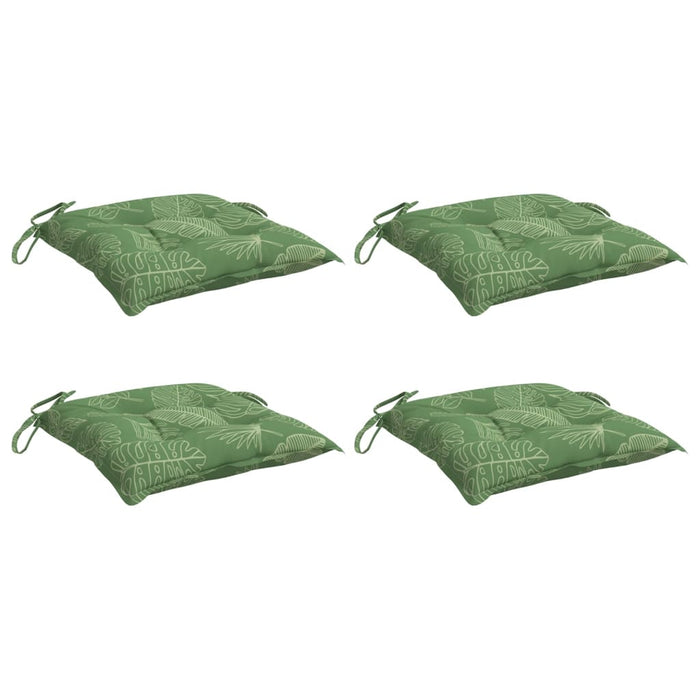 Perne de scaun, 4 buc., 40x40x7 cm, textil, model frunze - WALTI WALTI