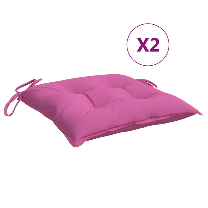 Perne de scaun, 2 buc., pink, 40x40x7 cm, material textil - WALTI WALTI