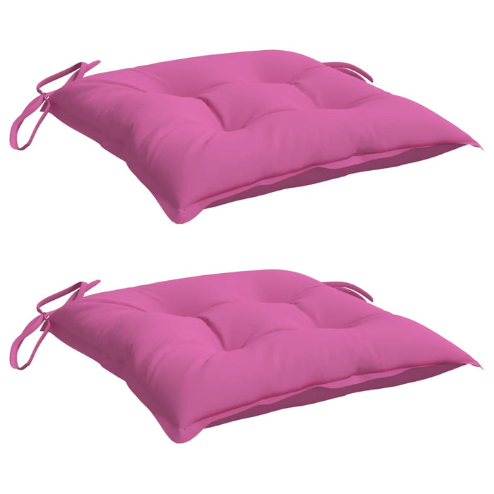 Perne de scaun, 2 buc., pink, 40x40x7 cm, material textil - WALTI WALTI