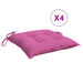 Perne pentru scaun, 4 buc., roz, 40x40x7 cm, material textil - WALTI WALTI