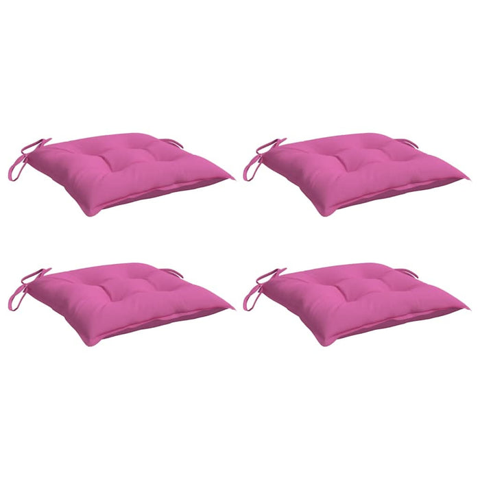 Perne pentru scaun, 4 buc., roz, 40x40x7 cm, material textil - WALTI WALTI