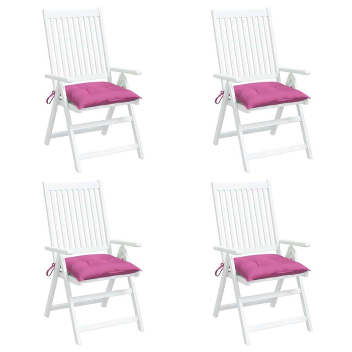 Perne pentru scaun, 4 buc., roz, 40x40x7 cm, material textil - WALTI WALTI
