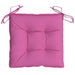 Perne pentru scaun, 4 buc., roz, 40x40x7 cm, material textil - WALTI WALTI