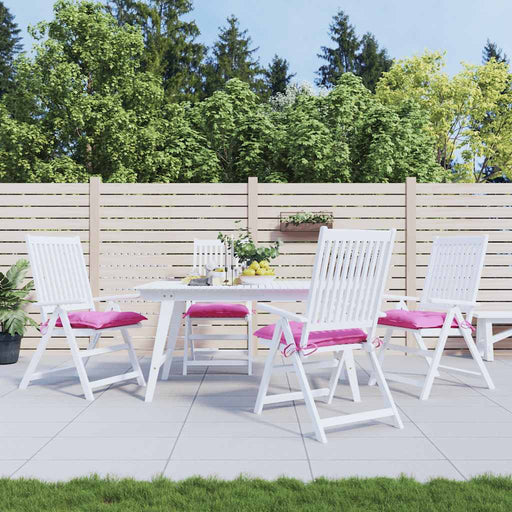 Perne pentru scaun, 4 buc., roz, 40x40x7 cm, material textil - WALTI WALTI