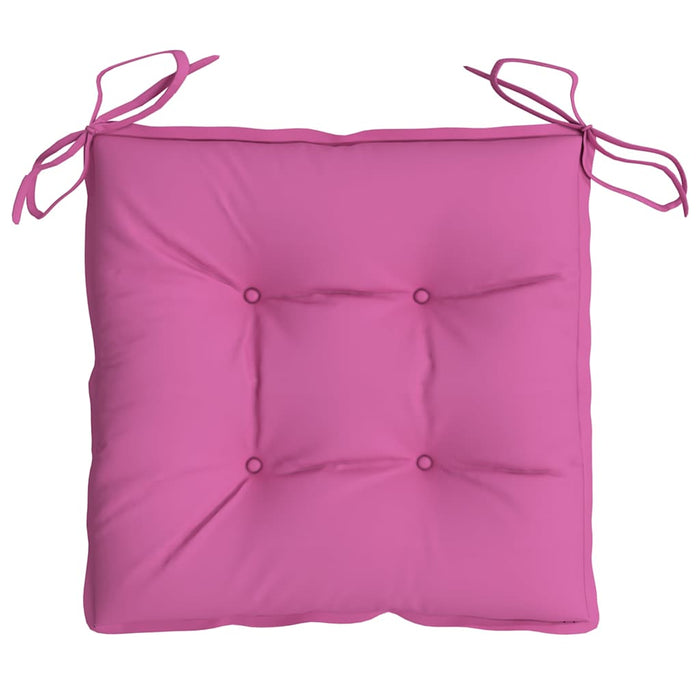 Perne pentru scaun, 6 buc., roz, 40x40x7 cm, material textil WALTI