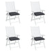 Perne de scaun, 4 buc., antracit, 50x50x7 cm, textil oxford - WALTI WALTI