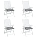Perne de scaun, 4 buc., gri, 50x50x7 cm, textil oxford - WALTI WALTI