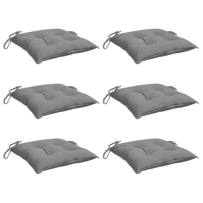 Perne de scaun, 6 buc., gri, 50x50x7 cm, textil oxford - WALTI WALTI