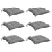 Perne de scaun, 6 buc., gri, 50x50x7 cm, textil oxford - WALTI WALTI