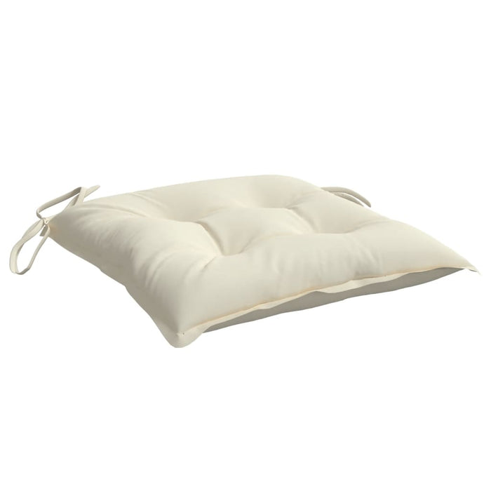 Perne de scaun, 2 buc., alb crem, 50x50x7 cm, textil oxford WALTI
