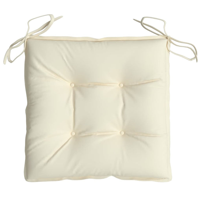 Perne de scaun, 6 buc., alb crem, 50x50x7 cm, textil oxford WALTI