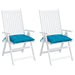 Perne de scaun 2 buc. albastru deschis 50x50x7 cm textil oxford - WALTI WALTI