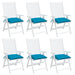 Perne de scaun 6 buc. albastru deschis 50x50x7 cm textil oxford - WALTI WALTI