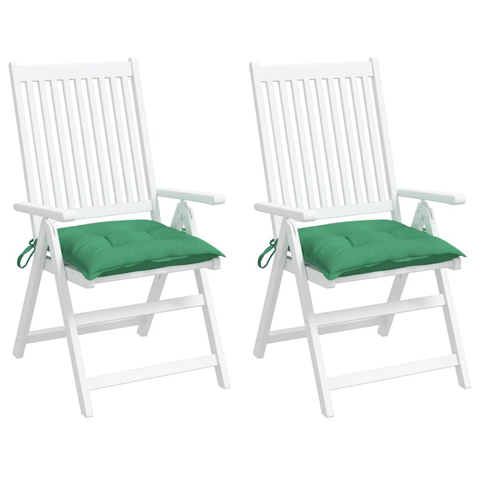 Perne de scaun, 2 buc., verde, 50x50x7 cm, textil oxford - WALTI WALTI
