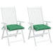 Perne de scaun, 2 buc., verde, 50x50x7 cm, textil oxford - WALTI WALTI