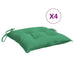 Perne de scaun, 4 buc., verde, 50x50x7 cm, textil oxford - WALTI WALTI