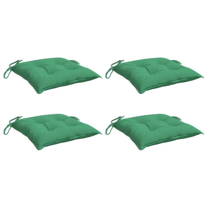 Perne de scaun, 4 buc., verde, 50x50x7 cm, textil oxford - WALTI WALTI