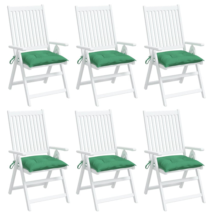 Perne de scaun, 6 buc., verde, 50x50x7 cm, textil oxford - WALTI WALTI