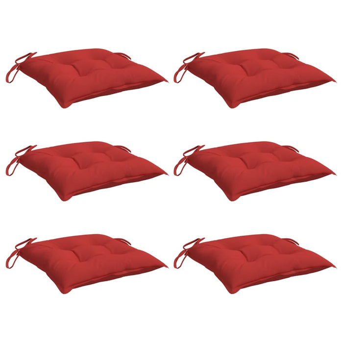 Perne de scaun, 6 buc., roșu, 50x50x7 cm, textil oxford - WALTI WALTI