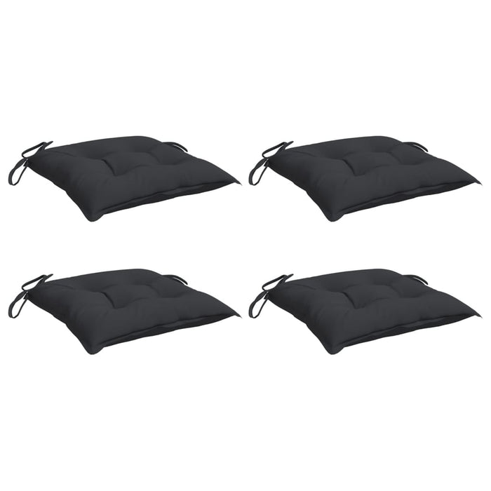 Perne de scaun, 4 buc., negru, 50x50x7 cm, textil oxford WALTI