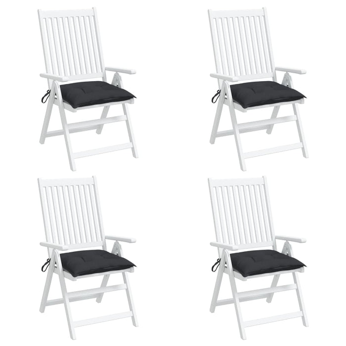 Perne de scaun, 4 buc., negru, 50x50x7 cm, textil oxford WALTI