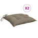 Perne de scaun, 2 buc., taupe, 50x50x7 cm, textil oxford - WALTI WALTI