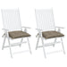Perne de scaun, 2 buc., taupe, 50x50x7 cm, textil oxford - WALTI WALTI