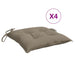 Perne de scaun, 4 buc., taupe, 50x50x7 cm, textil oxford - WALTI WALTI