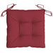 Perne de scaun, 4 buc., vin roșu, 50x50x7 cm, textil oxford - WALTI WALTI