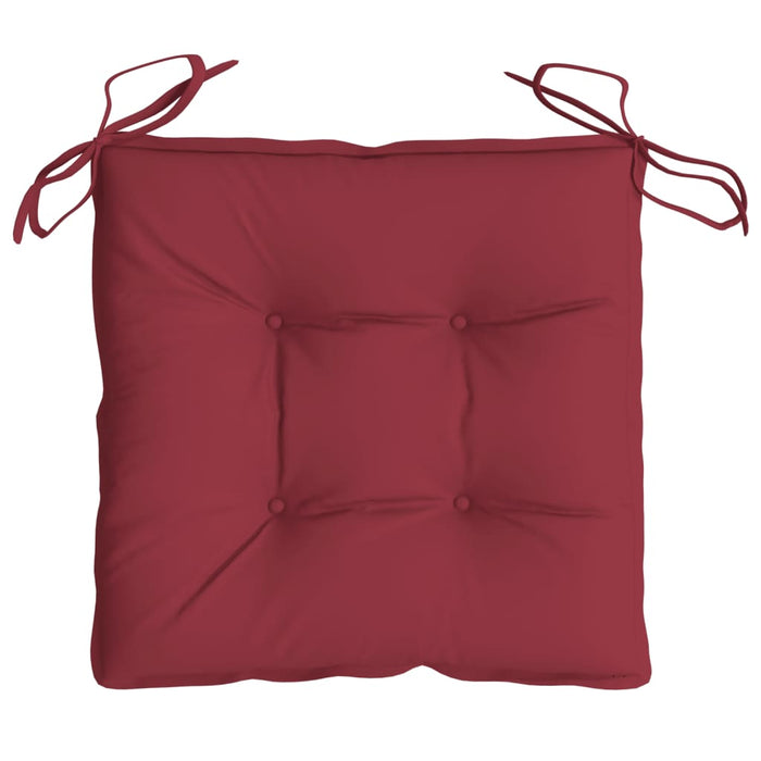 Perne de scaun, 6 buc., vin roșu, 50x50x7 cm, textil oxford - WALTI WALTI