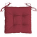 Perne de scaun, 6 buc., vin roșu, 50x50x7 cm, textil oxford - WALTI WALTI