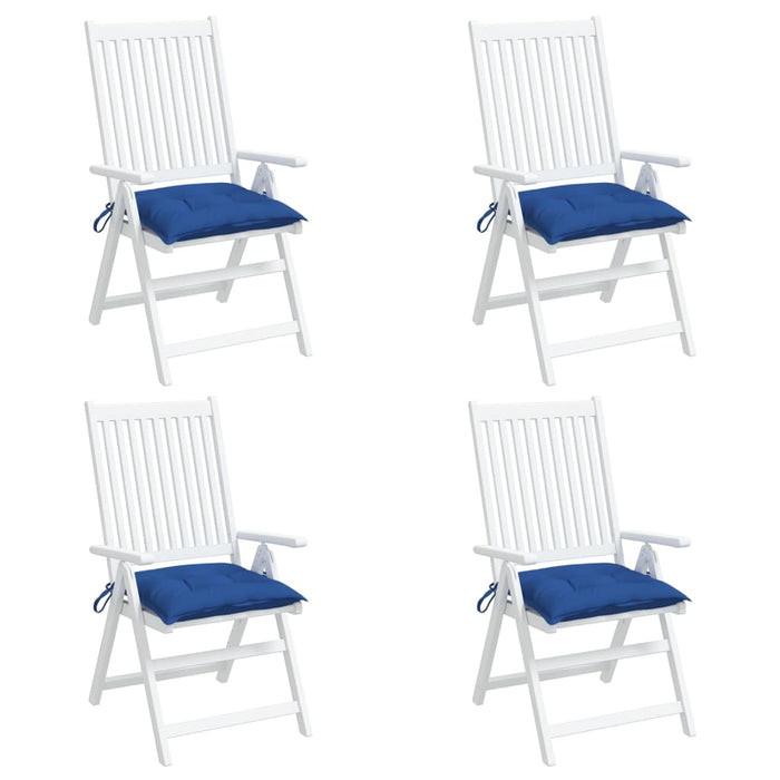 Perne de scaun, 4 buc., albastru, 50x50x7 cm, textil oxford - WALTI WALTI