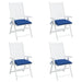 Perne de scaun, 4 buc., albastru, 50x50x7 cm, textil oxford - WALTI WALTI
