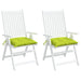 Perne de scaun 2 buc. verde deschis 50x50x7 cm textil oxford - WALTI WALTI
