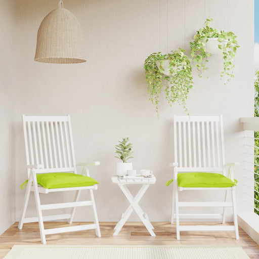Perne de scaun 2 buc. verde deschis 50x50x7 cm textil oxford - WALTI WALTI