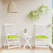 Perne de scaun 2 buc. verde deschis 50x50x7 cm textil oxford - WALTI WALTI