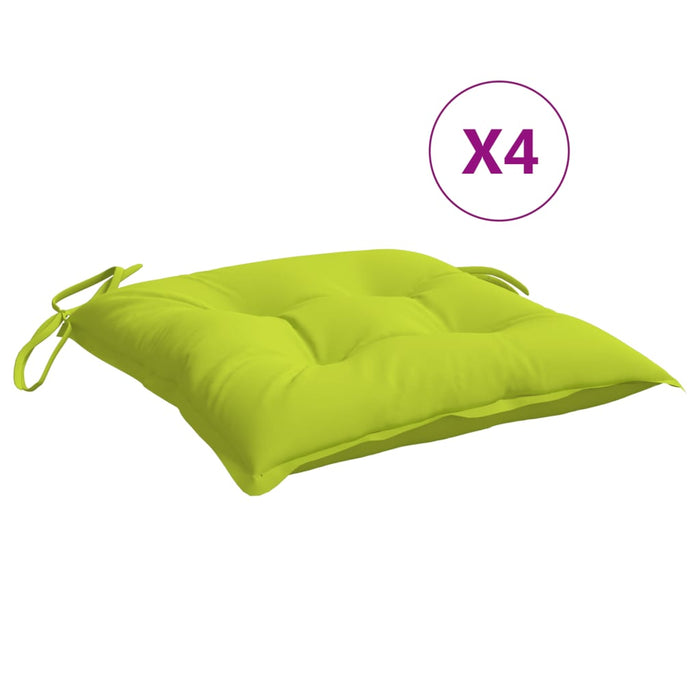 Perne de scaun 4 buc. verde deschis 50x50x7 cm textil oxford - WALTI WALTI