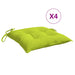Perne de scaun 4 buc. verde deschis 50x50x7 cm textil oxford - WALTI WALTI