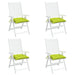 Perne de scaun 4 buc. verde deschis 50x50x7 cm textil oxford - WALTI WALTI
