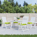 Perne de scaun 4 buc. verde deschis 50x50x7 cm textil oxford - WALTI WALTI