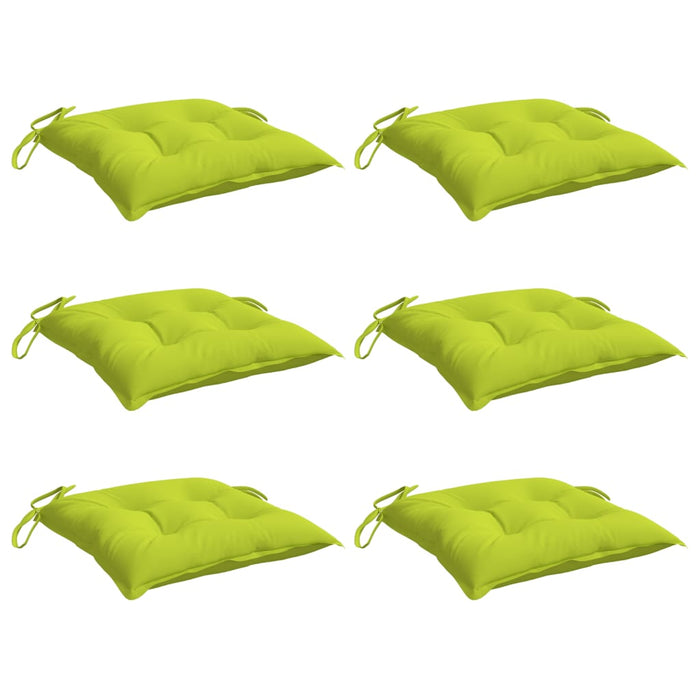 Perne de scaun 6 buc. verde deschis 50x50x7 cm textil oxford - WALTI WALTI