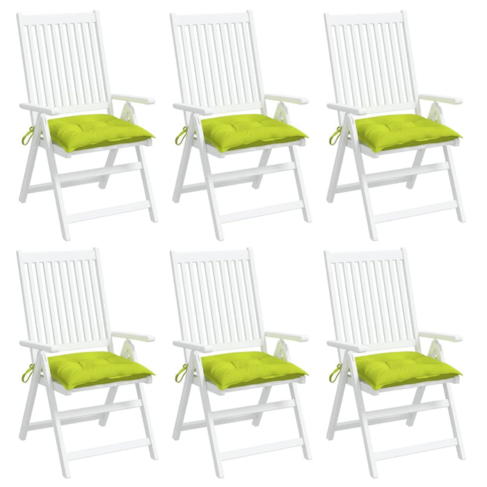 Perne de scaun 6 buc. verde deschis 50x50x7 cm textil oxford - WALTI WALTI