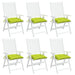 Perne de scaun 6 buc. verde deschis 50x50x7 cm textil oxford - WALTI WALTI