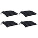 Perne scaun, 4 buc., negru carouri, 50x50x7 cm, textil oxford - WALTI WALTI